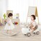 Costway Convertible Rocking Horse & Sliding Car with Detachable Balance Board Dark Gray/White